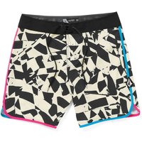 VOLCOM LIDO PRINT SCALLOP MOD 19 Boardshort 2024 black white - 34 von Volcom