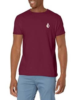 Volcom Herren Blaquedout Ss Tee T-Shirt, Port, X-Groß von Volcom