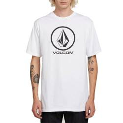 Volcom Herren Crisp Stone, kurzärmelig T-Shirt, Weiß, Mittel von Volcom