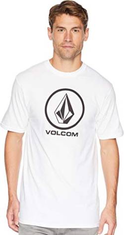 Volcom Herren Crisp Stone Kurzarm T-Shirt, weiß, S von Volcom