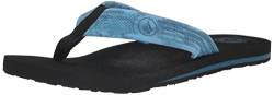 Volcom Herren Daycation Flip-Flop-Sandalen Flipflop, Aged Indigo, 42 EU von Volcom