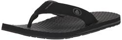 Volcom Herren Eco Recliner 2 Flip Flop Sandalen Flipflop, schwarz grau, 42 EU von Volcom