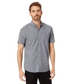 Volcom Herren Everett Oxford Kurzarmhemd Hemd mit Button-Down-Kragen, Schwarz 1, X-Klein von Volcom
