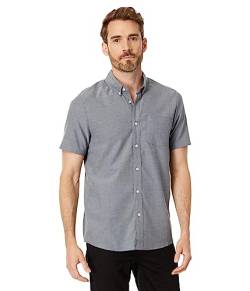 Volcom Herren Everett Oxford Kurzarmhemd Hemd mit Button-Down-Kragen, Schwarz 23, L von Volcom