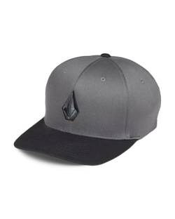 Volcom Herren Full Stone Flexfit Stretch Hat Baseballkappe, Asphalt Schwarz-Neu, 54 von Volcom