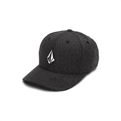 Volcom Herren Full Stone Hthr Flexfitâ Hat Cap, Kohle (Charcoal Heather), S-M von Volcom