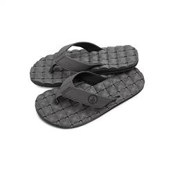 Volcom Herren Liegesandale Flip Flop Sandale, hellgrau, 38.5 EU von Volcom