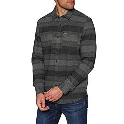 Volcom Herren Men's Tone Stone Long Sleeve Button Up Flannel Shirt Hemd, schwarz, Mittel von Volcom