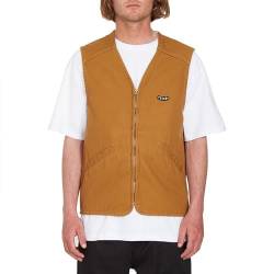 Volcom - Jacke Lifestyle Vester Vest Rubber Herren - Braun von Volcom