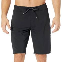 Volcom Men's Lido Solid Mod 20 Black Swim Trunk Boardshorts von Volcom