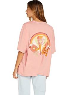 Volcom My Guys Damen-T-Shirt mit kurzen Ärmeln, Desert Pink, Einheitsgröße von Volcom