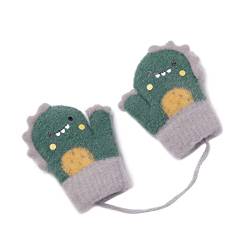 Volicph Baby Winter Handschuhe Kinder Winter Warme Gestrickte Fäustlinge Cartoon Fausthandschuh Halshandschuhe Warme Strickhandschuhe für Mädchen Jungen von Volicph