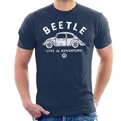 Volkswagen Beetle White Live The Adventure Men's T-Shirt von Volkswagen