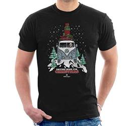 Volkswagen Christmas Camper White Text Men's T-Shirt von Volkswagen