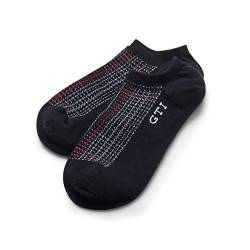 Volkswagen Herren 1H2084361 Sneaker Socken VW GTI Design Schwarz Gr. 36-40, 36 von Volkswagen