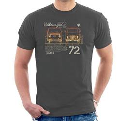 Volkswagen T2 Mini Van 72 Men's T-Shirt von Volkswagen