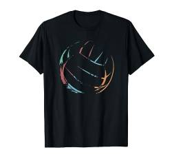 Retro Volleyball T-Shirt von Volleyball Geschenke