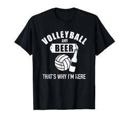Volleyball Bier Spruch T-Shirt von Volleyball Geschenke