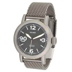 Vollmer V10 – Armbanduhr, Armband aus Edelstahl Farbe metallisch von Vollmer