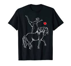 Voltigieren Volti Reiterin Pferde Mädchen Kinder Frauen T-Shirt von Voltigieren Pferde Reitsport Geschenkideen