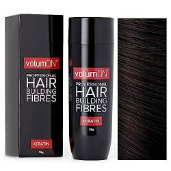 Volumon Professional Hair Gebäude Fibres- Haarausfall Concealer- KERATIN- DARK BROWN 28g- bis zu 30 Uses Get von Volumon
