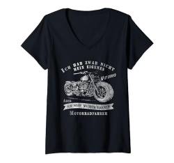 Ich habe kein Motorrad, sondern meinen eigenen Biker T-Shirt mit V-Ausschnitt von Von Biker Für Biker Bikershirts