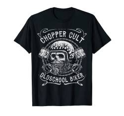 Oldschool Chopper-Cult Cooles Biker-Motiv T-Shirt von Von Biker Für Biker Bikershirts