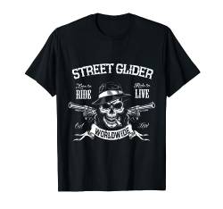 Street Glide Nation Motorradfahrer Geschenkidee T-Shirt von Von Biker für Biker Bikershirts