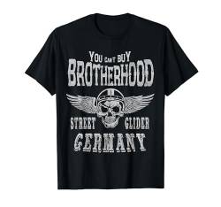 Street Glider Motorrad Motorrad Geschenkidee T-Shirt von Von Biker für Biker Bikershirts