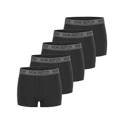 Unterhosen Männer Anti-Reizung, Boxershorts Herren, Langlebig (5er Pack), Schwarz, S von Von Dutch