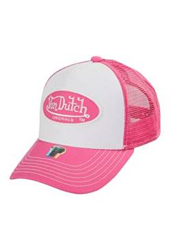 Von Dutch Boston Oval Patch Trucker Cap Basecap Baseballcap Truckercap Meshcap (One Size - weiß), 55-60 von Von Dutch