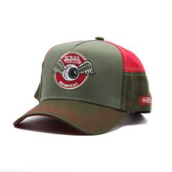 Von Dutch Casquette Baseball Verte et Rouge Adulte von Von Dutch