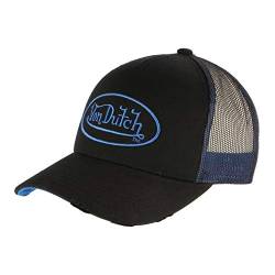 Von Dutch - Herren Baseball Cap Neo Blau / Schwarz Gr. Einheitsgröße, blau von Von Dutch