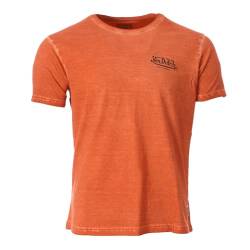 Von Dutch T-Shirt Orange Herren Tour, Orange, XL von Von Dutch