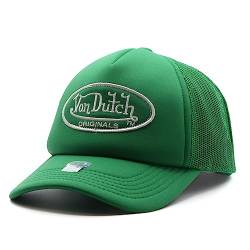 Von Dutch Tampa Oval Patch Foam Trucker Cap Basecap Baseballcap Curved Brim Meshcap (One Size - grün) von Von Dutch