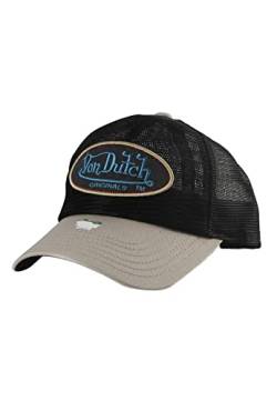 Von Dutch Trucker Cap Boston Black Schwarz Beige, Size:OneSize von Von Dutch