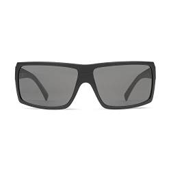 VonZipper Snark Rechteckige Sonnenbrille, schwarzer Satin, Einheitsgröße von Von Zipper