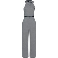 Voodoo Vixen - Rockabilly Jumpsuit - Tie Collar High Neck Knit Jumpsuit - XS bis XXL - für Damen - Größe XL - multicolor von Voodoo Vixen