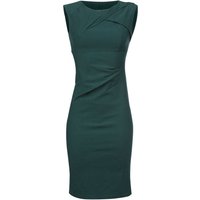 Voodoo Vixen - Rockabilly Kleid knielang - Claudette - S bis XL - für Damen - Größe M - petrol von Voodoo Vixen