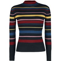 Voodoo Vixen Strickpullover - Leah Turtle Neck Sweater - M bis XXL - für Damen - Größe XL - multicolor von Voodoo Vixen
