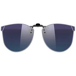 Damen Sonnenbrille Sonnenbrille, Stilvolles Vintage Sonnenbrille Zum Aufstecken mit UV400 Schutz, Mode Clip on Sonnenbrille Geeignet für Frauen und Männer C2 von Voolga