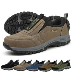 Hatme Shoes, Hatme Schuhe, Hatme Wanderschuhe, Hatme Orthopädische Wanderschuhe, Hatme Herrenschuhe, Orthopädische Schuhe Herren, Orthopädische Wanderschuhe Herren (40,Khaki) von Vopetroy