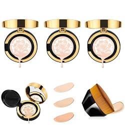 MZV Air Cushion BB Cream Waterproof Foundation,2023 New Water Bead Tricolor Latte Concealer Cushion (Bright White 3PCS) von Vopetroy