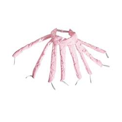 Voragrl DIY Haar Styling Werkzeug Stirnband für Locken Haar Octopus Stirnbänder Heatless Lockenstab Stirnband Rosa von Voragrl