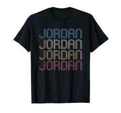 Jordan Vorname I Stolz Vintage I Jordan Name T-Shirt von Vorname Retro I Jungs & Männer I Mädchen & Frauen