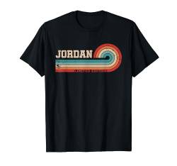 Jordan Vorname I Stolz Vintage I Jordan Name T-Shirt von Vorname Retro I Jungs & Männer I Mädchen & Frauen