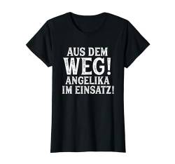 ANGELIKA TShirt Lustig Spruch Witzig Aus Dem Weg Vorname T-Shirt von Vornamen Designs mit lustigem Spruch