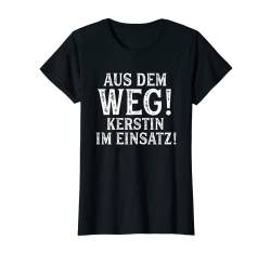 KERSTIN TShirt Lustig Spruch Witzig Aus Dem Weg Vorname Name T-Shirt von Vornamen Designs mit lustigem Spruch