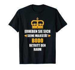 Herren BODO TShirt Vorname Name Spruch Lustig Majestät T-Shirt von Vornamen Designs & Lustige Namen Motive