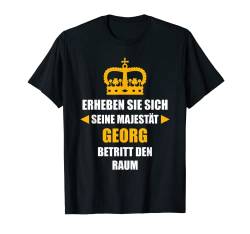 Herren GEORG TShirt Vorname Name Spruch Lustig Majestät T-Shirt von Vornamen Designs & Lustige Namen Motive